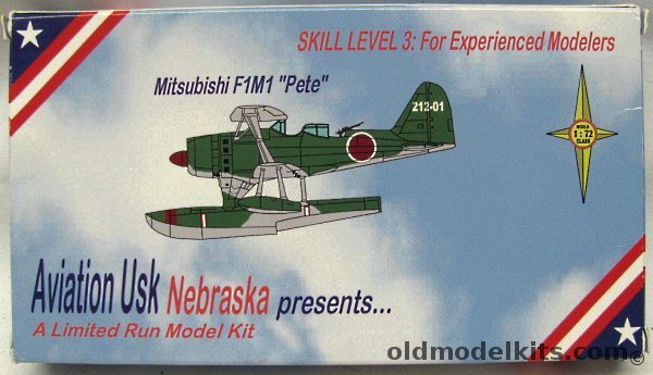 AV USK 1/72 Mitsubishi F1 M2 'Pete', AU1003 plastic model kit